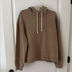 NEW Z SUPPLY BROWN TAUPE HOODIE M